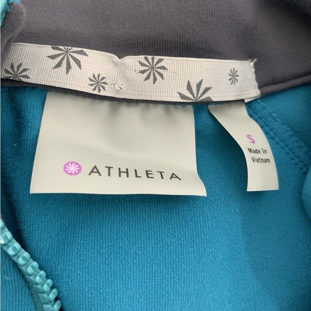 Athleta Teal Zip-Up Jacket - Picture 8 of 9